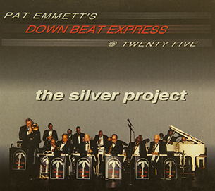Photo of the 19 piece jazz orchestra Down Beat Express.